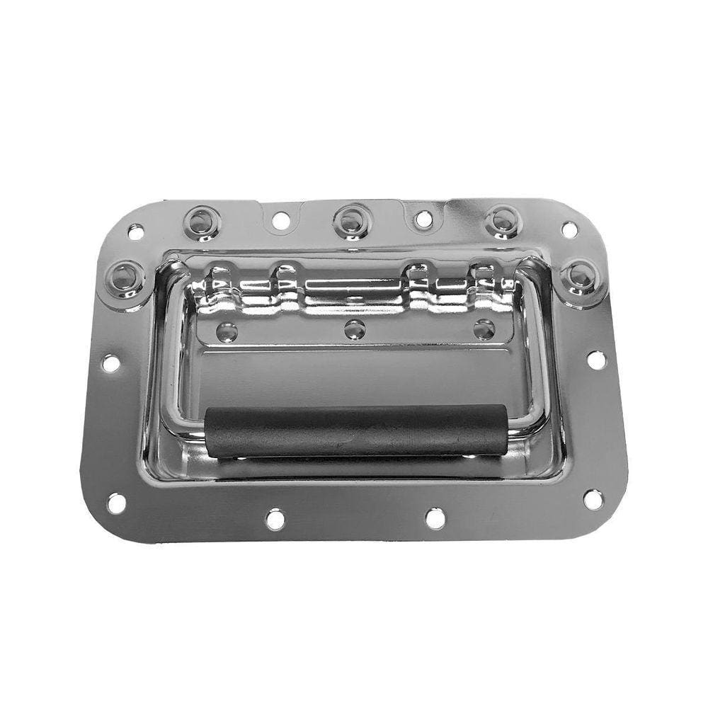 Kit 25 Alça Embutida Retratil Com Bandeja Cromada Yr1102