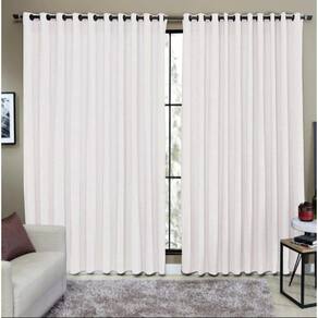 Cortina Tecido Rustico Semi Blackout Flame 3,00X2,50 Palha
