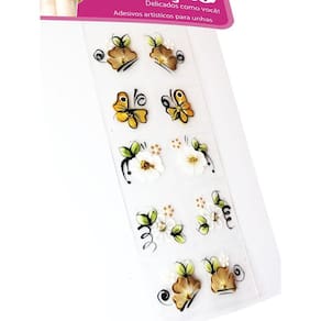 Kit 500 Adesivos Para Unhas Arte Sedução, 100% Artesanal