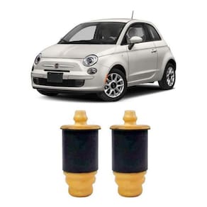 Par De Batente Amortecedor Traseiro Fiat 500 2009 2010 2011