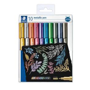 Marcador Metálico Staedtler Com 10 Cores