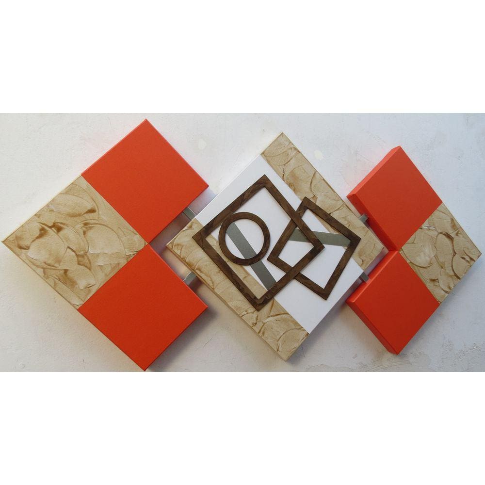 Quadro Abstrato Decorativo - 57x120cm