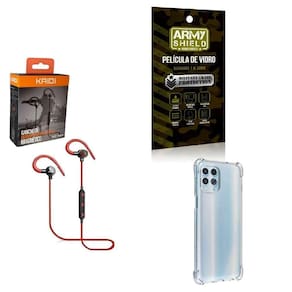 Kit Capinha Moto G100 Fone Bluetooth E Película De Vidro 3D