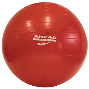 Bola De Pilates 55Cm Ahead Sports As1225A Vermelha