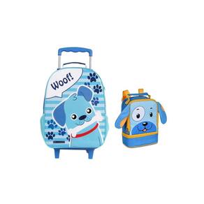 Kit Escolar Pets Dog Mochila De Rodas + Lancheira Térmica