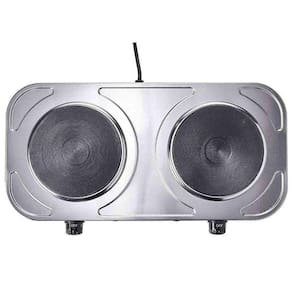 Fogão Elétrico De Mesa Agratto 2 Pratos Inox Portátil 220V