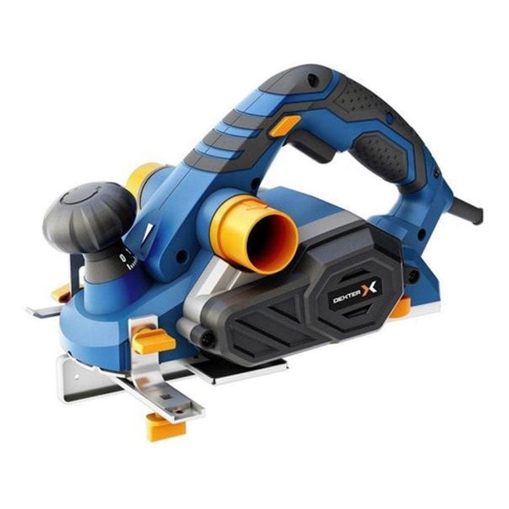 Plaina Elétrica Profissional 800W Smart Dexter - Azul - 220V