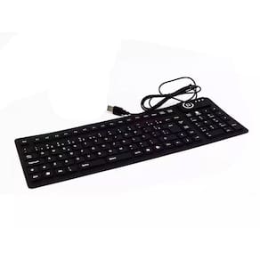 Teclado Emborrachado Silicone Borracha Usb Xz-105 Homologação: 67131703257
