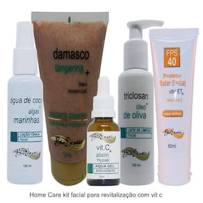 Kit Home Care Revitalização Facial Com Vitamina C Bioexotic