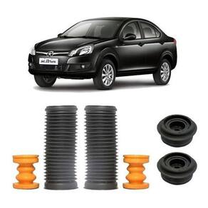 Par Kit Coxim Batente Traseiro Jac J3 Turin 2014 2015 2016