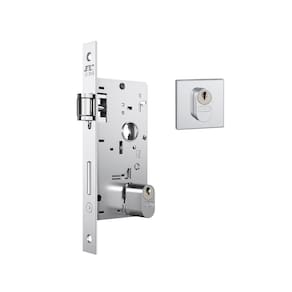 Fechadura Stam 803 Roseta Quadrada Inox Rq1I