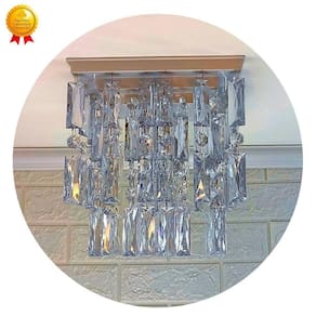 Lustres Sala Estar Luminaria De Teto Cristal Acrilico Paflon