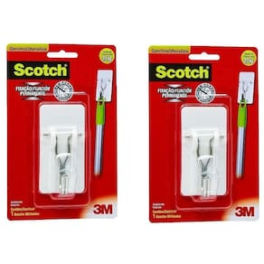 Kit 10 Gancho Adesivo Scotch 3M Utensílios Suporta Ate 3,5Kg