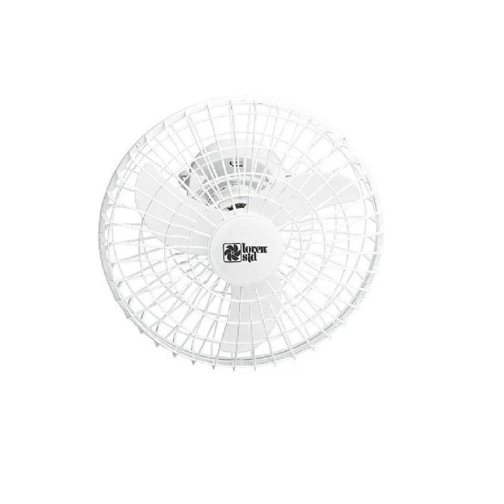 Ventilador De Teto Orbital 50Cm Bivolt 360° Branco Lorensid