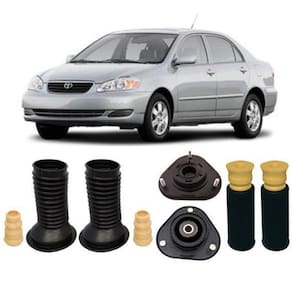 Kit Coxim Suspensão Dianteira Traseira Corolla 2003 Até 2007