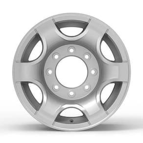 Roda Vd01 F250 16X7 Furação 8X170Mm Et 6,3 Diamantada Prata