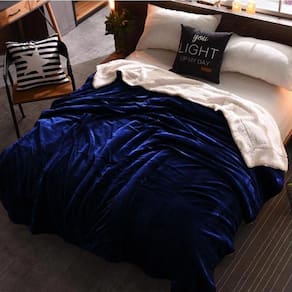 Coberdrom Super King Decor Charmessy Azul Marinho 300X300Cm