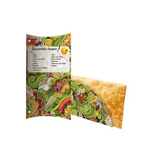 Kit 200 Embalagens De Pastel + 200 Pastel Delivery Verde