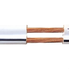 Cabo Polarizado Externo 2X1.50 - Branco 50 Metros