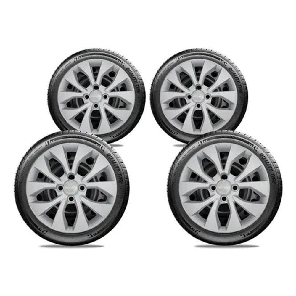 Jogo de Calota Nissan March Versa 2015 2017 2019 Aro 14 G374