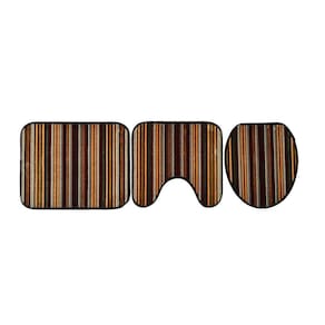 Jogo De Banheiro Rayza Royal Luxury Kilim Vitral-1 Kit 3 Pç