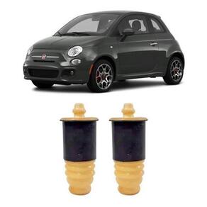 2 Batente Suspensão Traseira Fiat 500 Mexicano 2012 2013 14