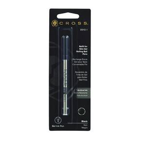 Carga Para Caneta Rollerball Cross Slim Preta F