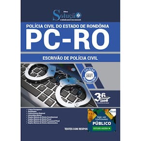 Apostila Escrivão De Polícia De Rondônia - Concurso Pc Ro