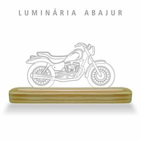 Luminária De Mesa Abajur Rgb Colorida - Moto
