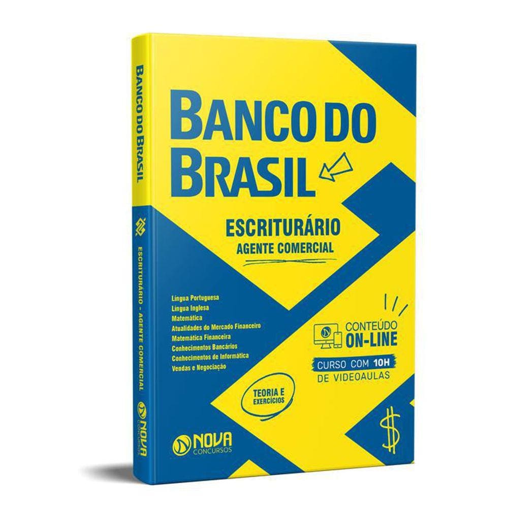 Apostila Banco do Brasil 2021 Escriturário Agente Comercial