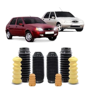 4 Batente Coifa Dianteiro Traseiro Ford Fiesta 1996 Até 2002