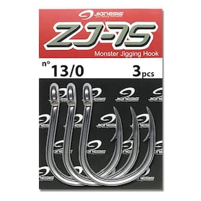 Anzol Para Suporte Hook Jignesis Zj-7S Pesca Aço Inox 13/0