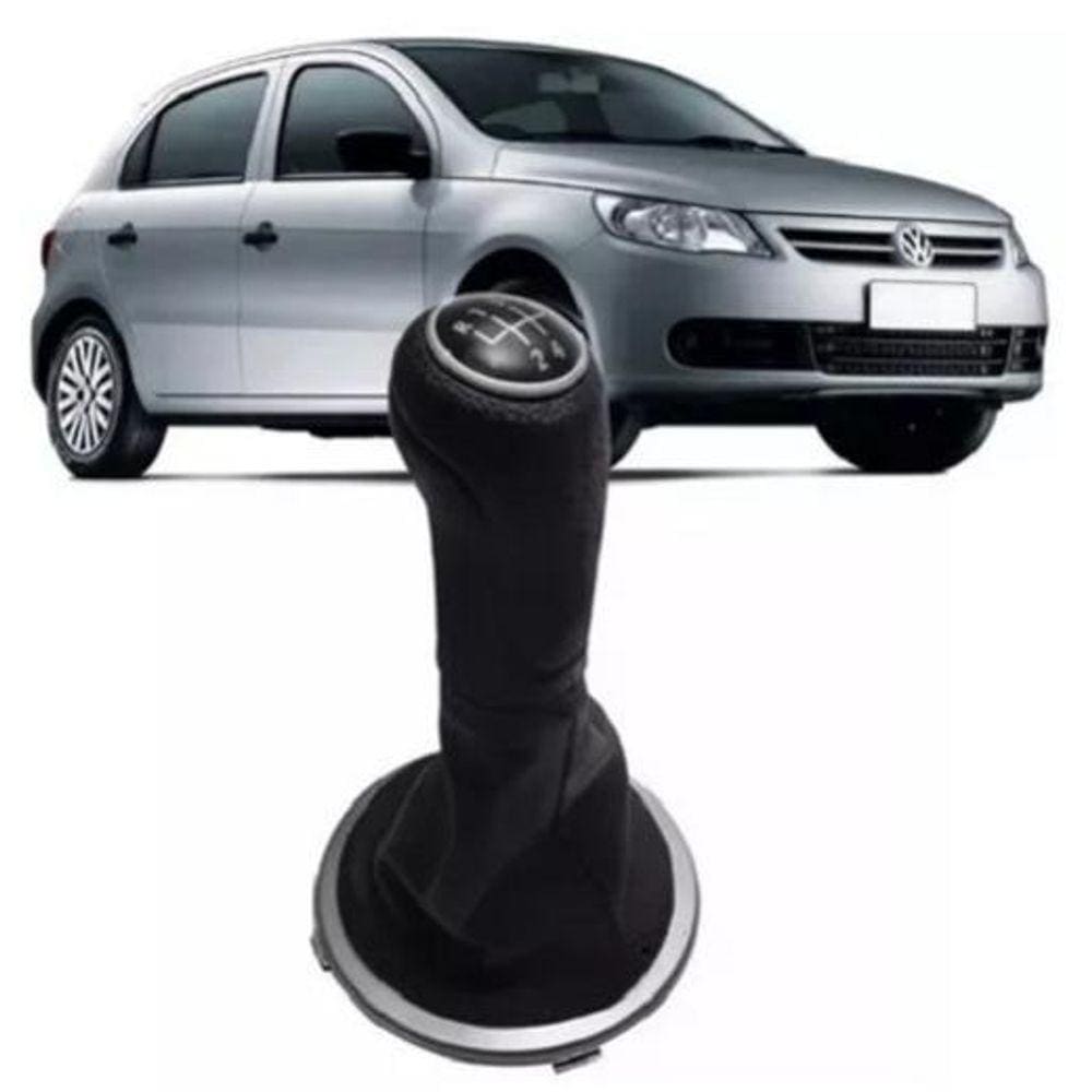 Manopla Coifa Bola Cambio Gol Voyage Saveiro G5 G6 Fox