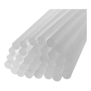 Bastão Cola Quente Silicone Grosso 12Mm Trans Artesanato 1Kg