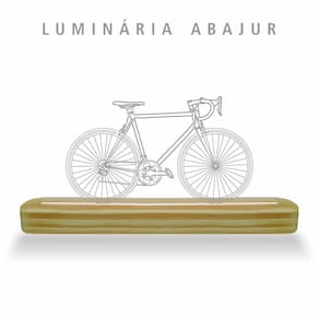 Luminária De Mesa Abajur Rgb Colorida - Bike