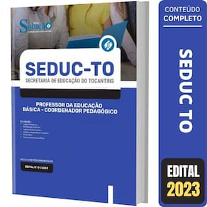 Apostila Seduc To - Professor Peb - Coordenador Pedagógico