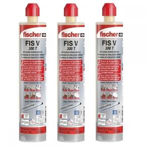 03 Chumbador Bucha Quimica Fischer Fis V 300 T -300Ml/490 Gr
