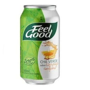 Kit 12 Chá Feel Good Verde Sabor Laranja E Gengibre 330Ml
