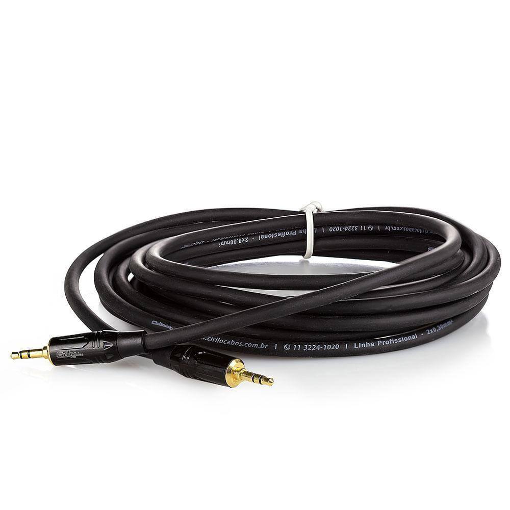 Cabo P2 Para P2 Macho Profissional - 100 Mt