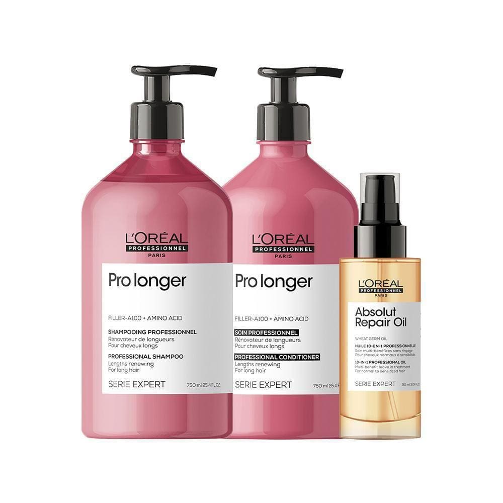 Kit L`Oréal Pro Serie Exp Pro Longer - Sh E Cond E Óleo
