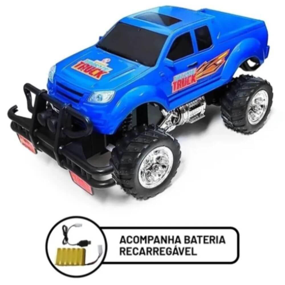 Camionete Monster Truck Carrinho De Controle Remoto Total - Sacks