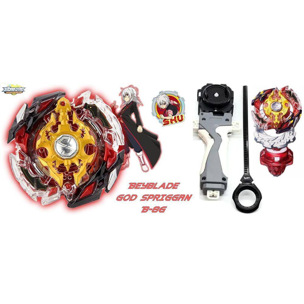 Beyblade Lançador Corda com Rotação Dupla BLACK em Promoção na