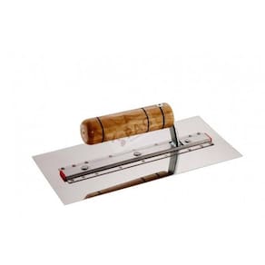 Desempenadeira Aco Inox Gesseira Com Perfil 30X12 P.A.G
