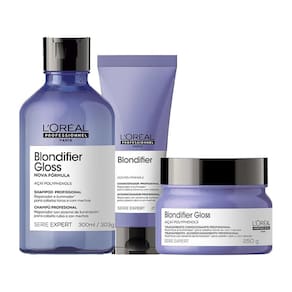 Kit L`Oréal Pro Serie Exp Blondifier Gloss-Sh E Cond E Másc