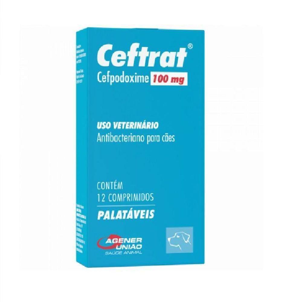 Ceftrat 100 Mg - 12 Comprimidos