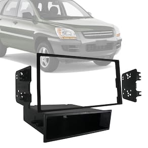 Moldura Painel 1/2 Din Rádio Multimídia Kia Sportage 1995