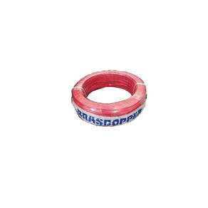 Fio Sólido 1,5 Mm2 750V Vermelho Rolo Com 100M Brascooper