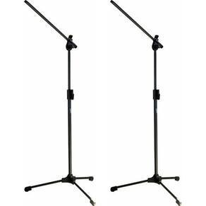 Kit 2 Pedestal Para Microfone Simples Tps Ask