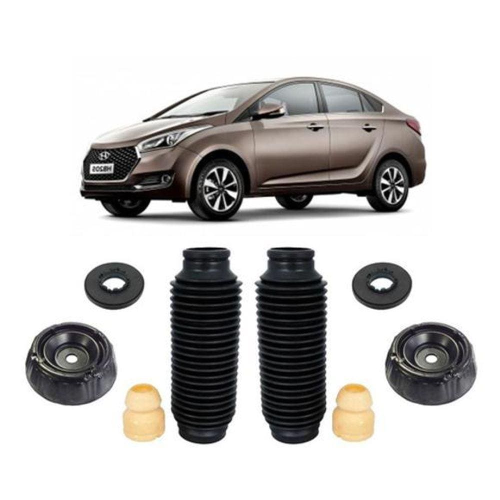 Kit Batente Suspensão Dianteira Hb20S 2012 2013 2014 2015 16