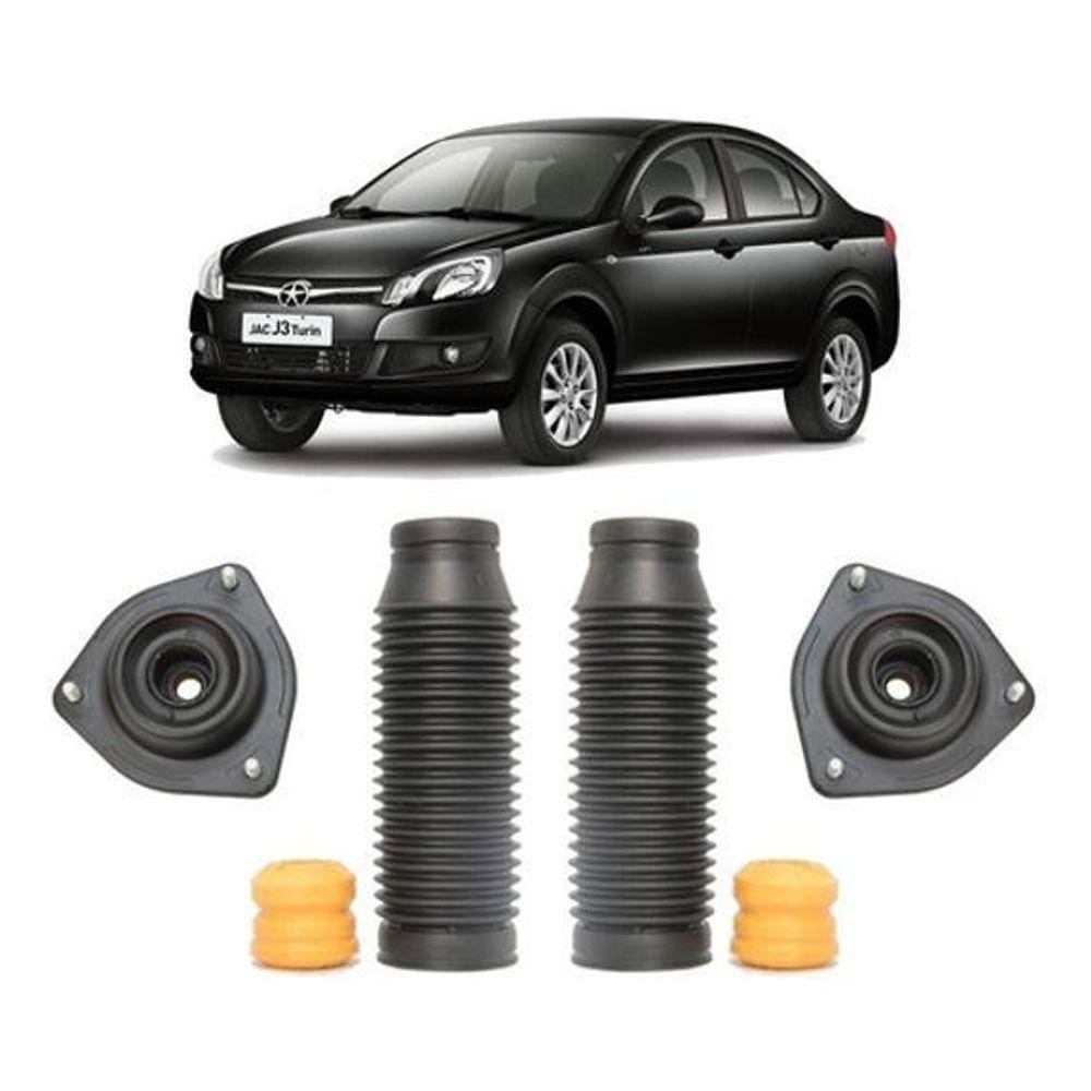 Kit Coxim Batente Dianteiro Jac J3 Turin 2011 2012 2013 2014
